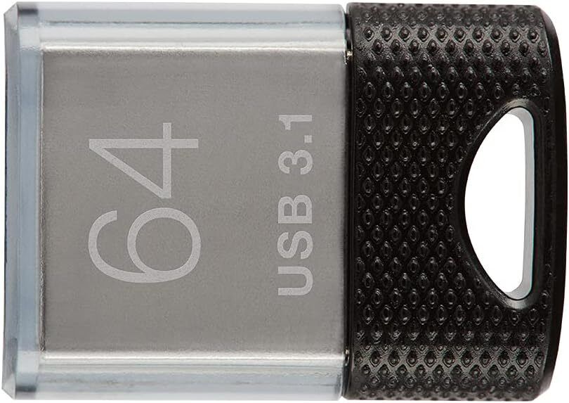 PNY 64GB ,128 GB ,256GB ,512GB Elite-X Fit USB 3.1 Flash Drive - 200MB/s, Black