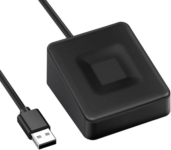 TEC SecureTouch WireKey TE-FPA-CA1 USB Fingerprint Passkey Scanner Windows Hello