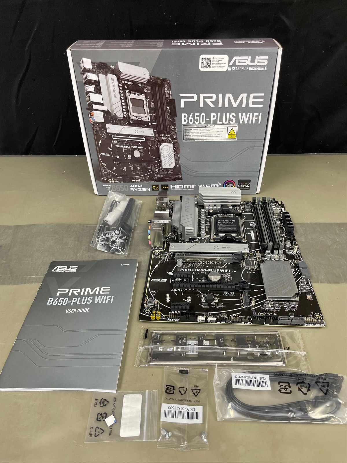 ASUS PRIME B650-PLUS WIFI AMD B650 AM5 Ryzen™ Desktop 9000 8000 & 7000 ATX mothe