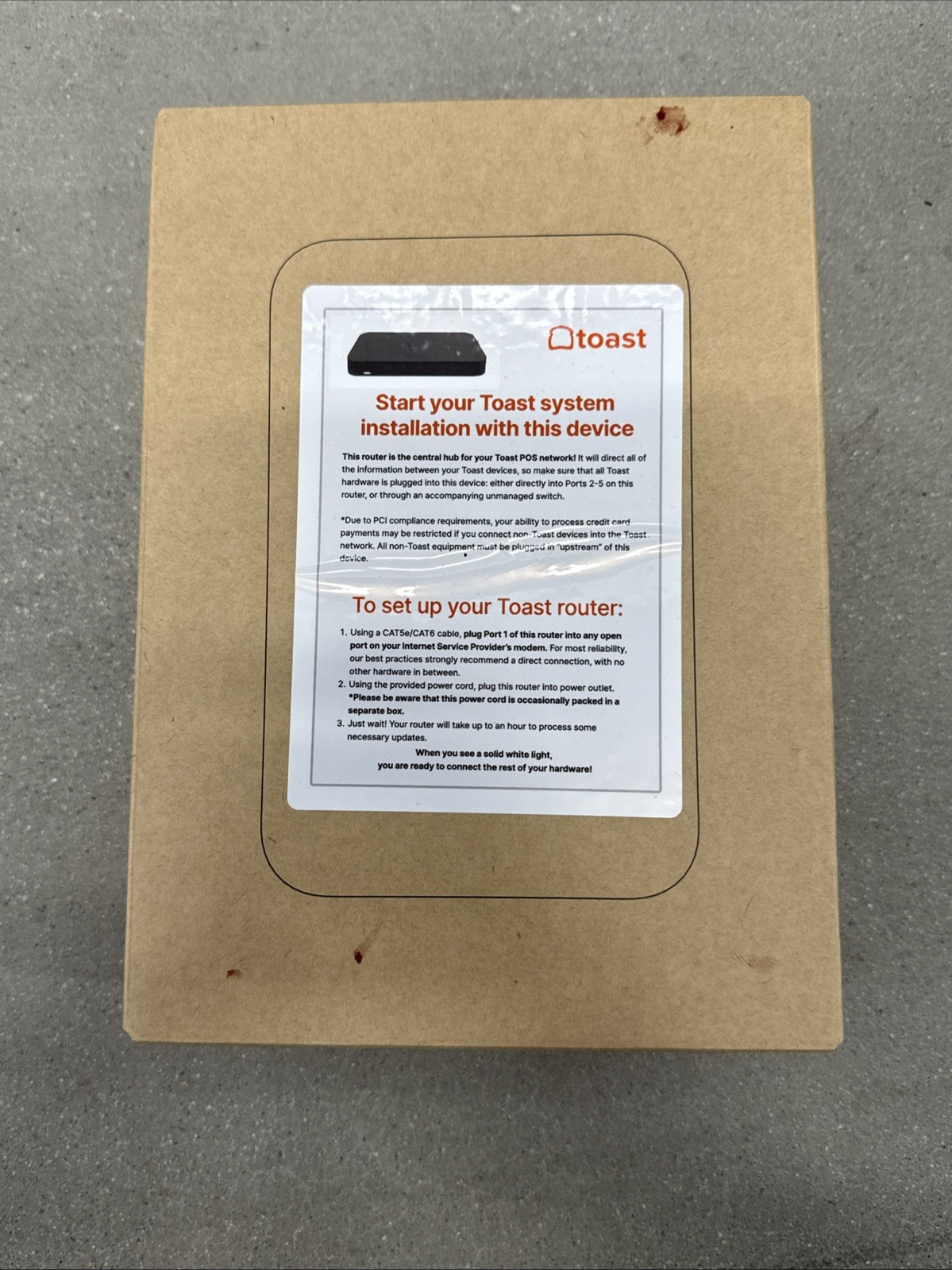 NEW  Cisco Meraki Z3-HW VPN Firewall  UNCLAIMED For TOAST Or Other POS Devices