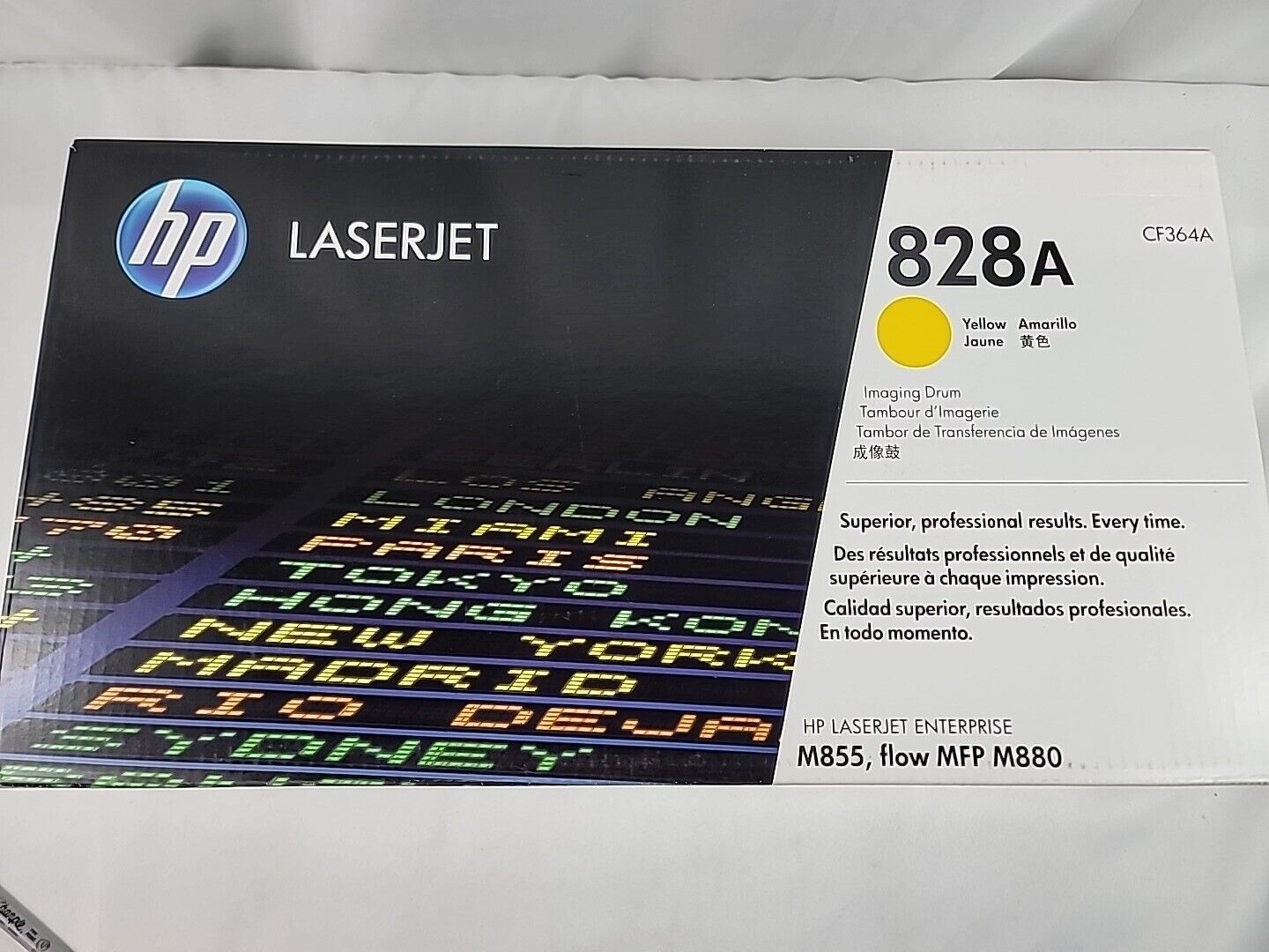 HP 828A CF364A Yellow Imaging Drum Genuine OEM 30K LaserJet M880 M855 Sealed
