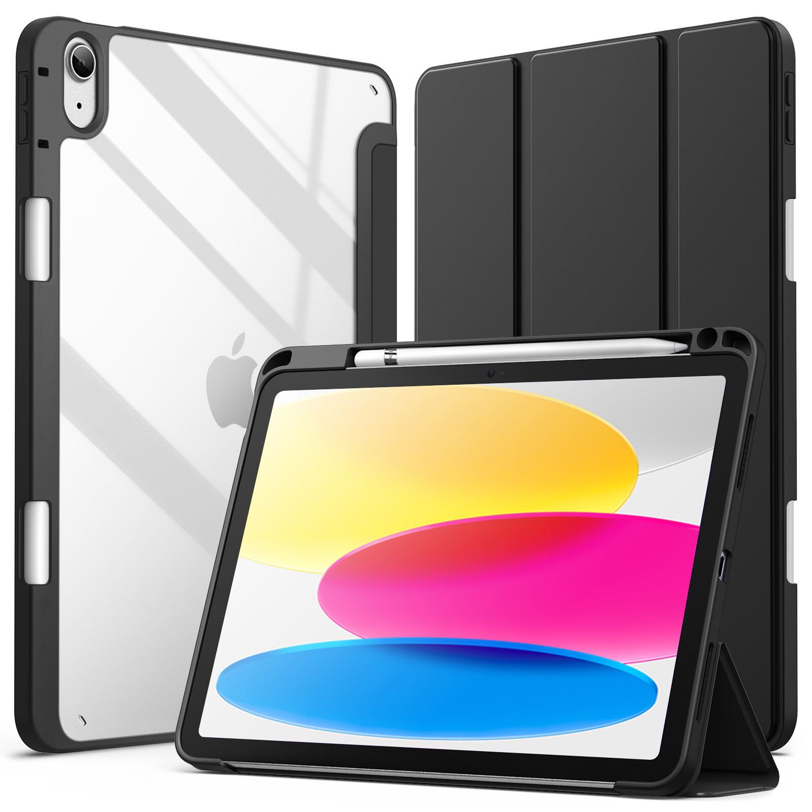 JETech Case for iPad (A16) 11th/10th Generation (2025/2022) with Pencil Holder