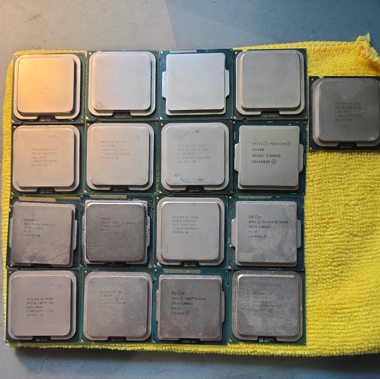 17 used most working Intel Processors. All working at time of pull.