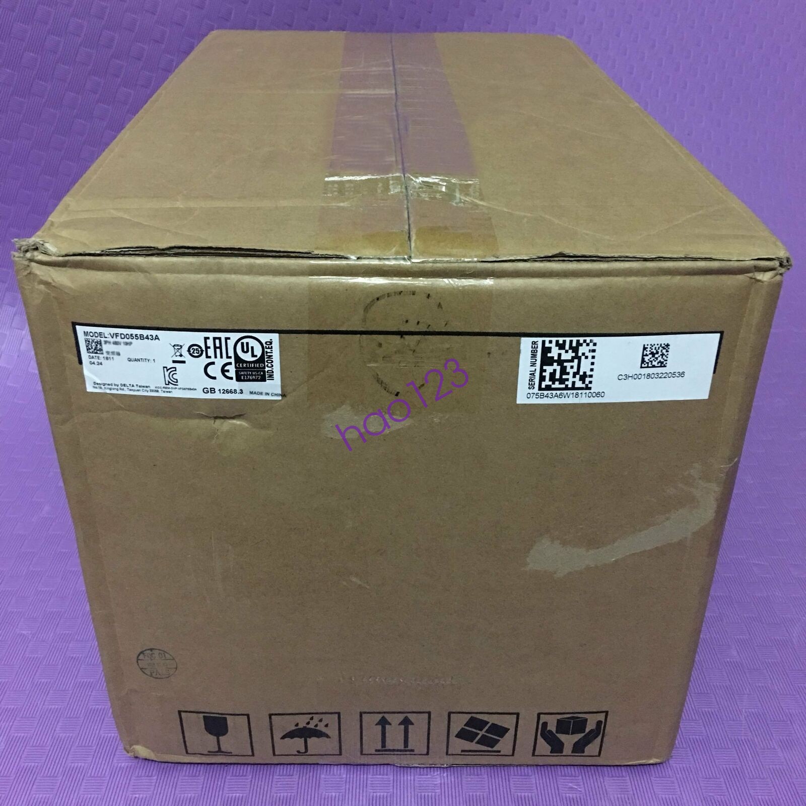 New Delta Inverter VFD Drive VFD055B43A 3Phase 380V 5.5KW Frequency Converter