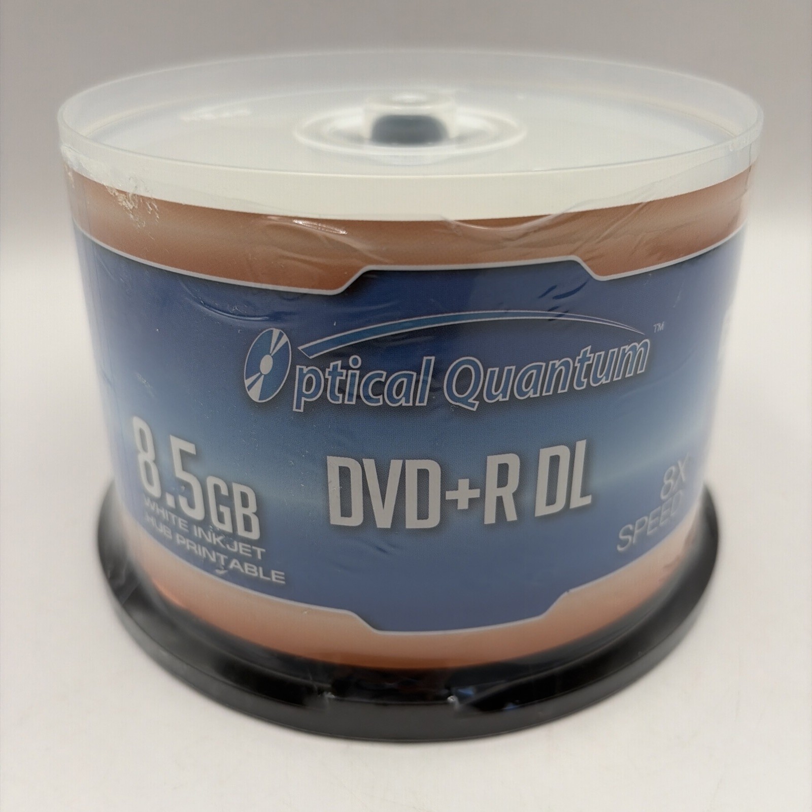 50 OQ 8x 8.5GB GLOSSY White Inkjet Printable DVD+R DL Double Layer OQDPRDL08GWIP