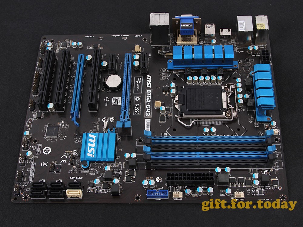 Original MSI B75A-G43 MS-7758 Intel B75 Motherboard LGA 1155 DDR3