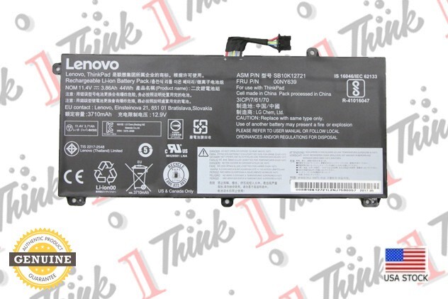 100% NEW Genuine Lenovo P50, P50s battery - 00NY639, 45N1741, 45N1743