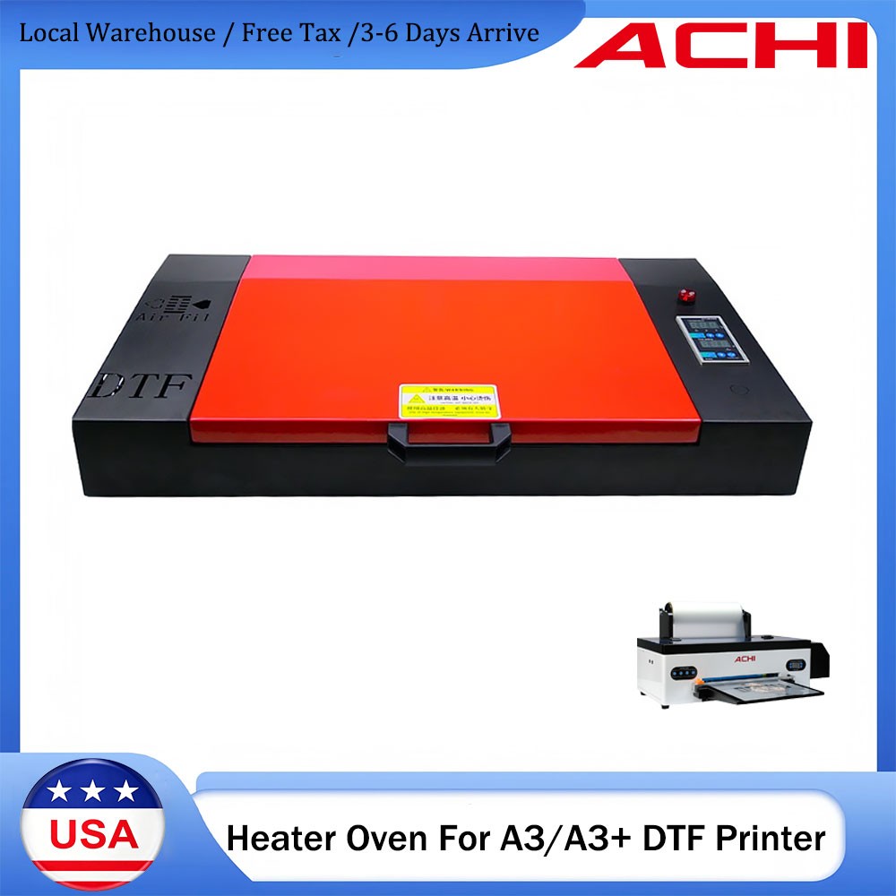 ACHI A3 A4 DTF Oven Curing Heater DTF Transfer Hot Melt Powder for DTF Printer