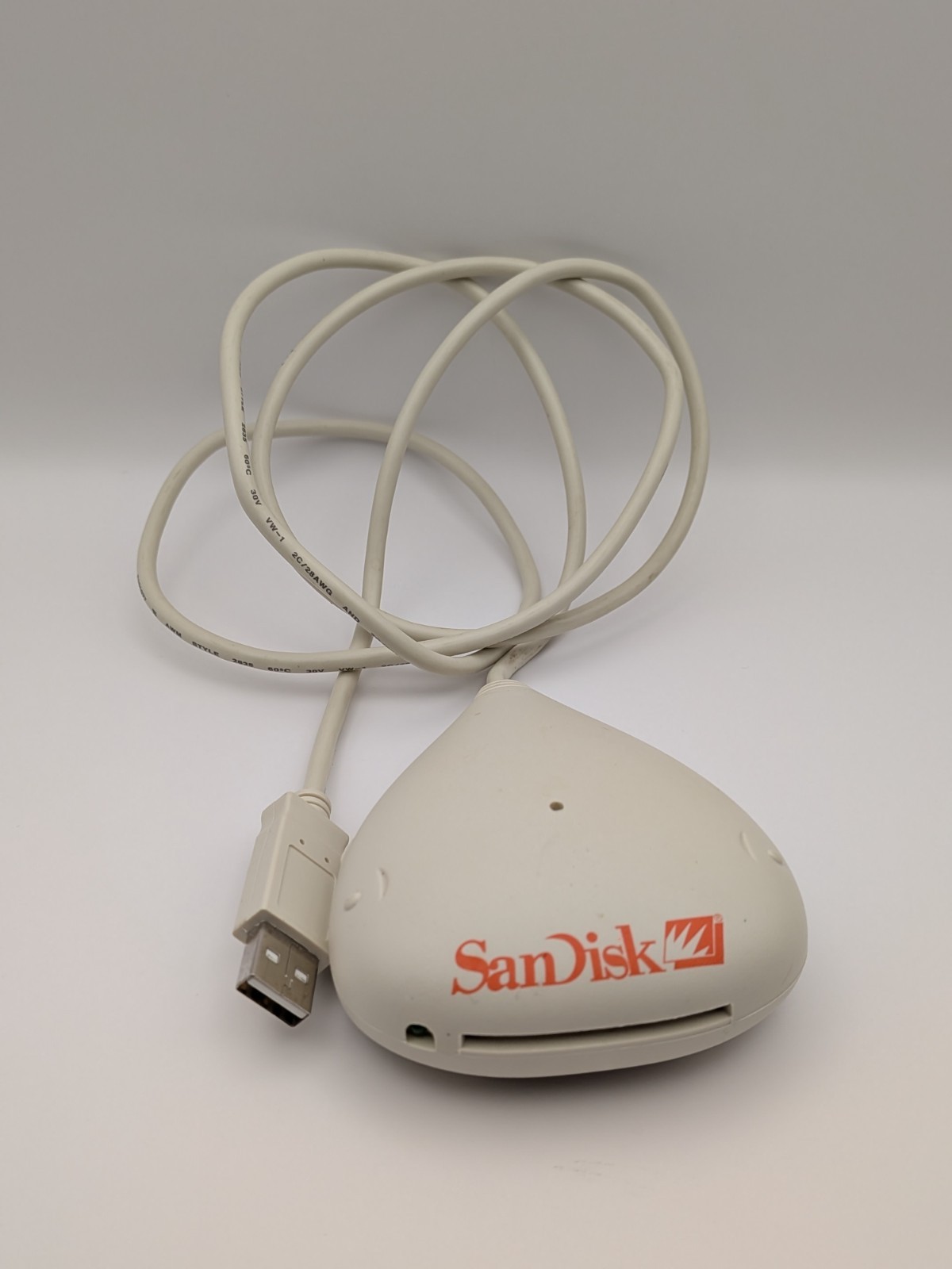 Vintage SanDisk ImageMate SDDR-31 USB CompactFlash CF Card Reader Powers On
