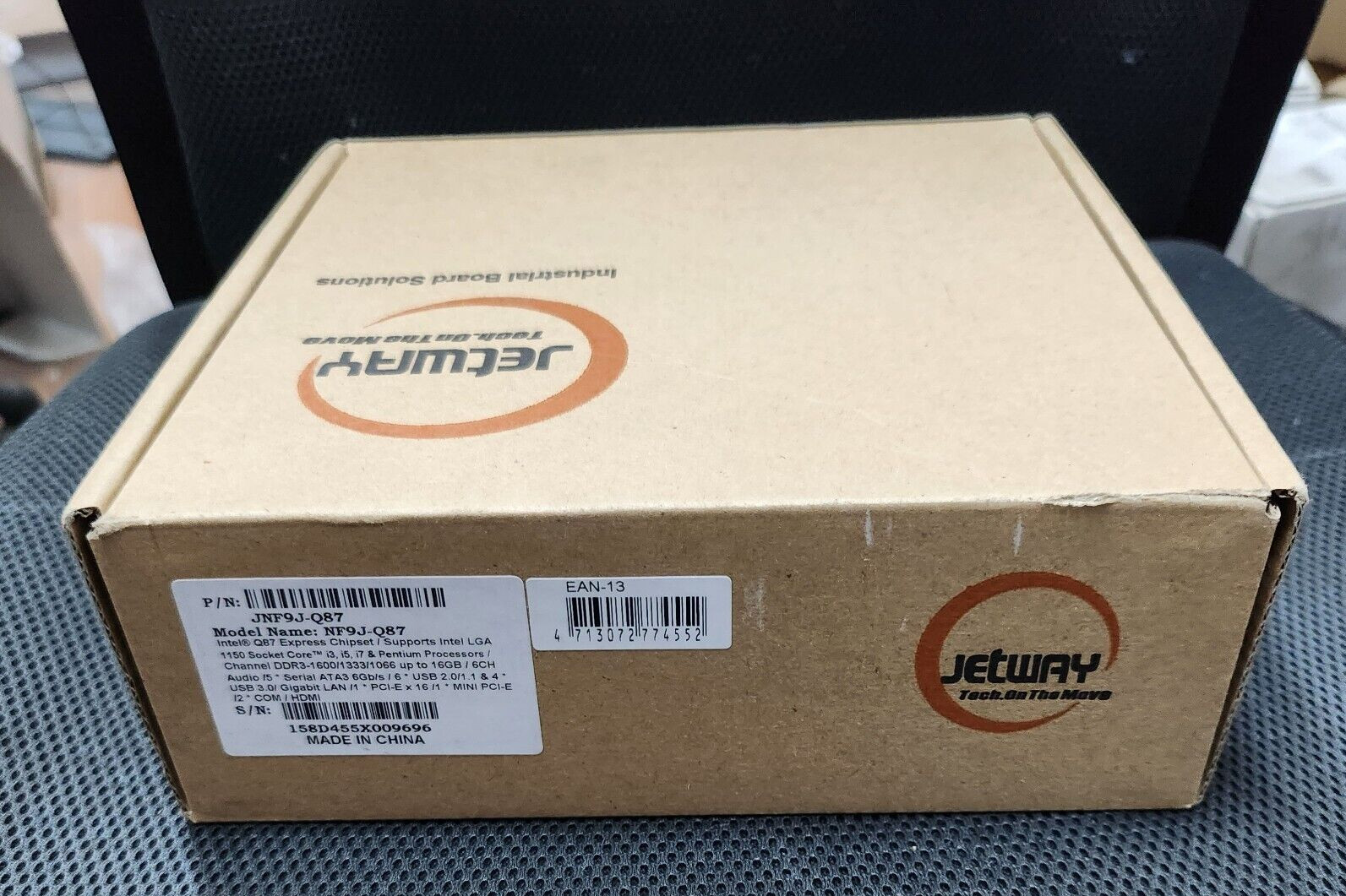 Jetway NF9J-Q87 IPC Motherboard - NEW in opened Box