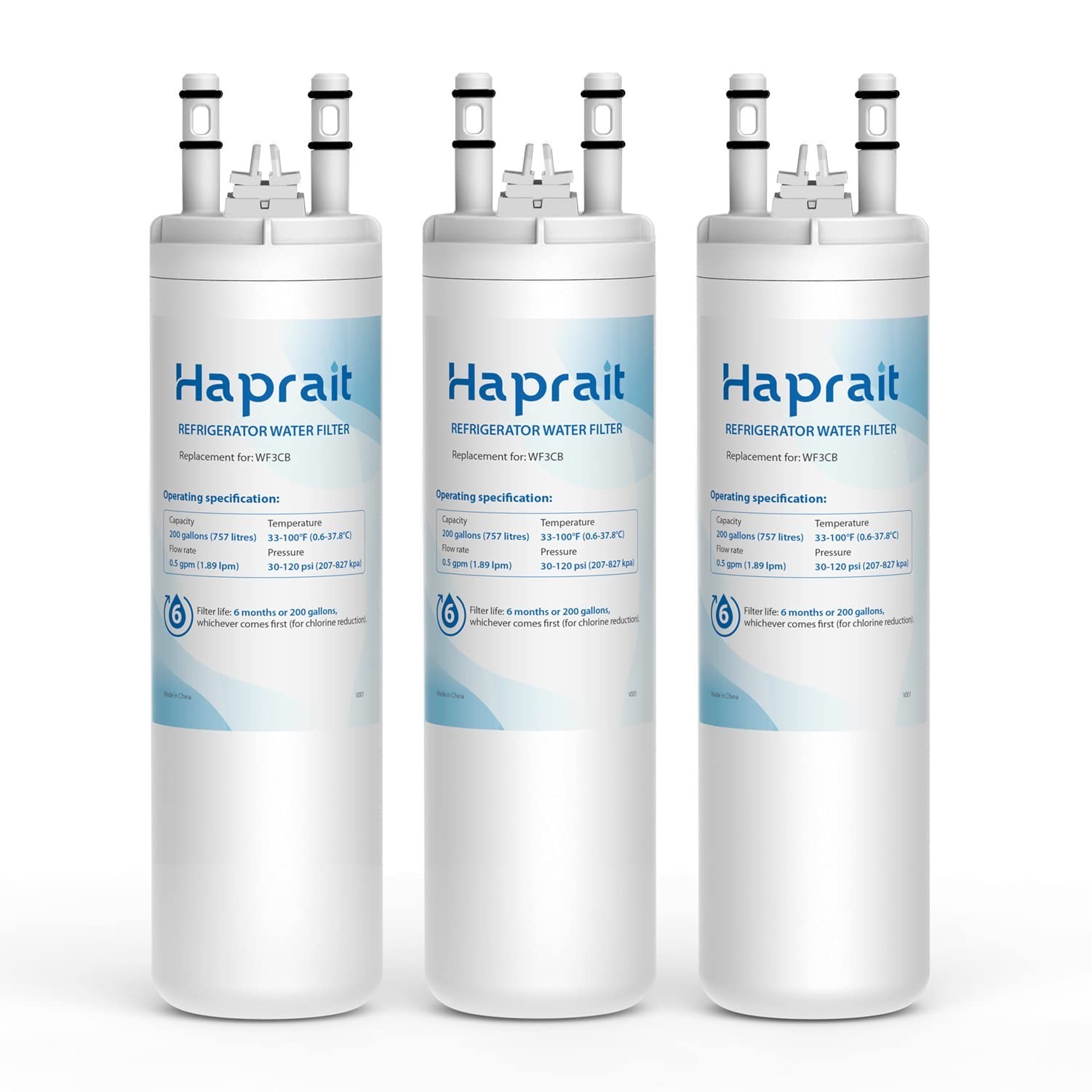 WF3CB Water Filter Replacement, HP006 Compatible with Frigidaire WF3CB, Pure ...