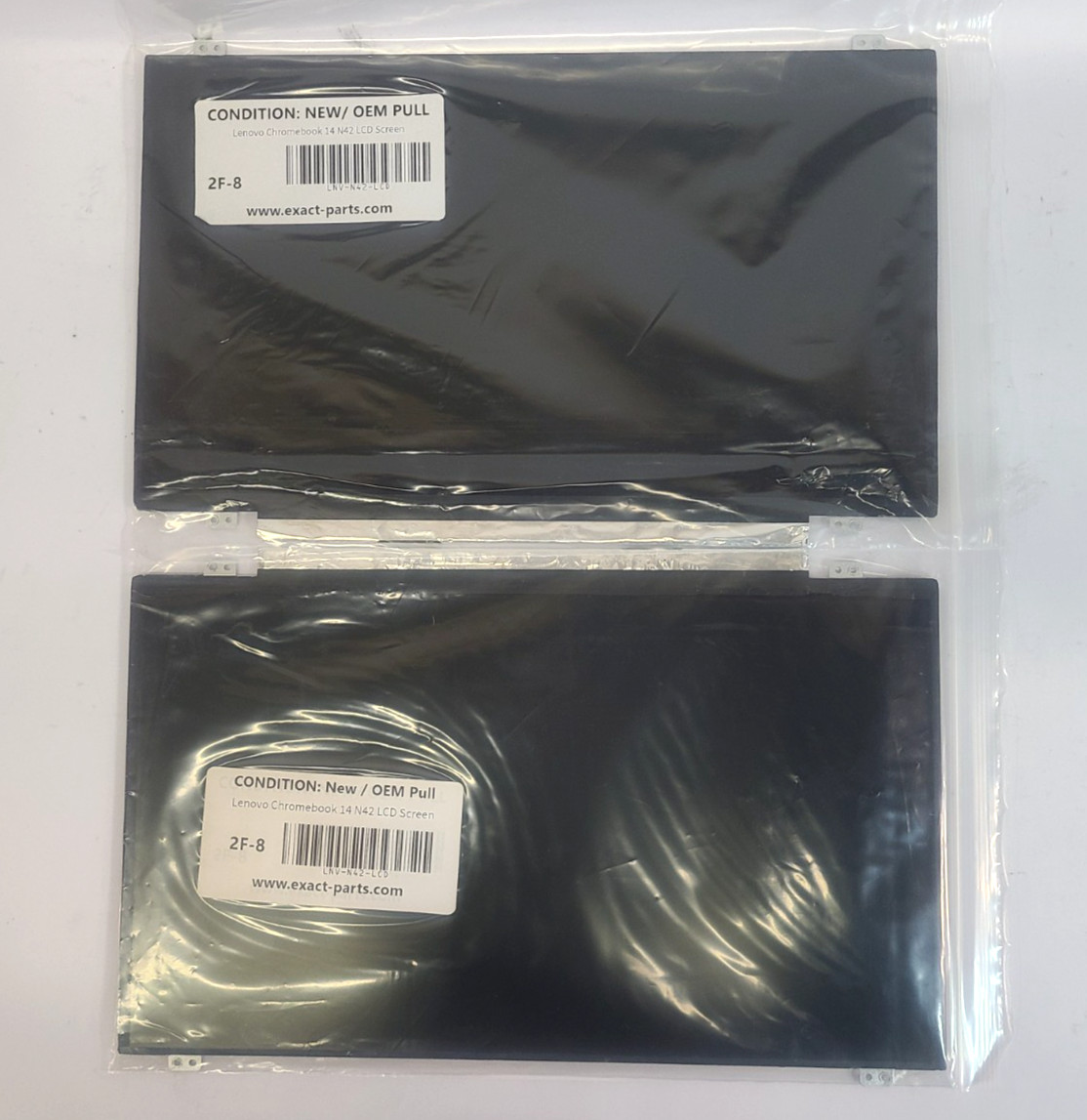 Lot of 2 Innolux 14" N140BGE-E33 REV.C3 1366x768 30-Pin LCD Screens