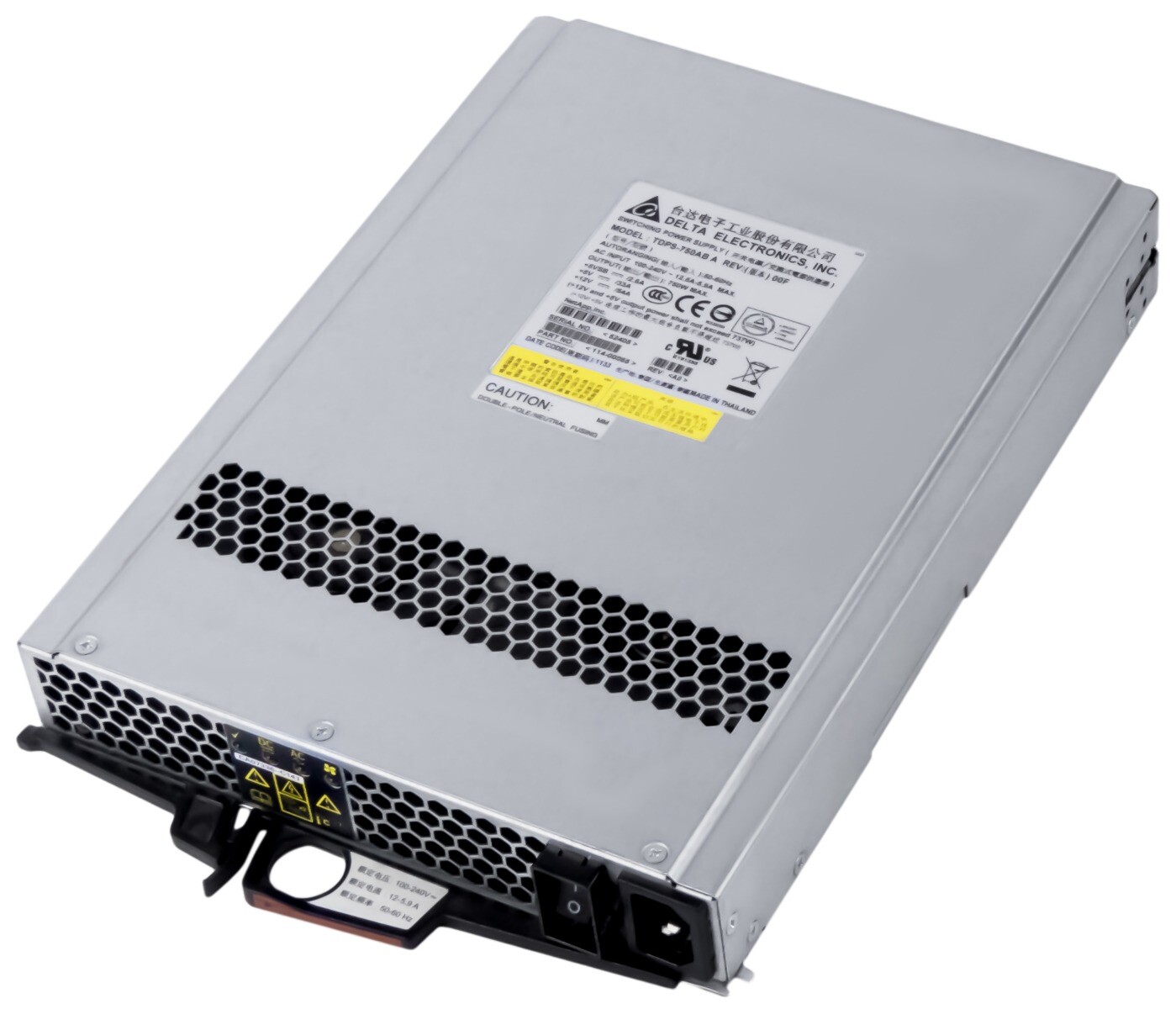 POWER SUPPLY DELTA TDPS-750AB A 750WATT CA07336-C141 FOR NETAPP DS2246