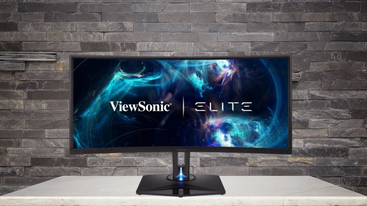 ViewSonic ELITE XG350R-C 35 Inch UltraWide 21:9 Curved 1440p 100Hz RGB Gaming