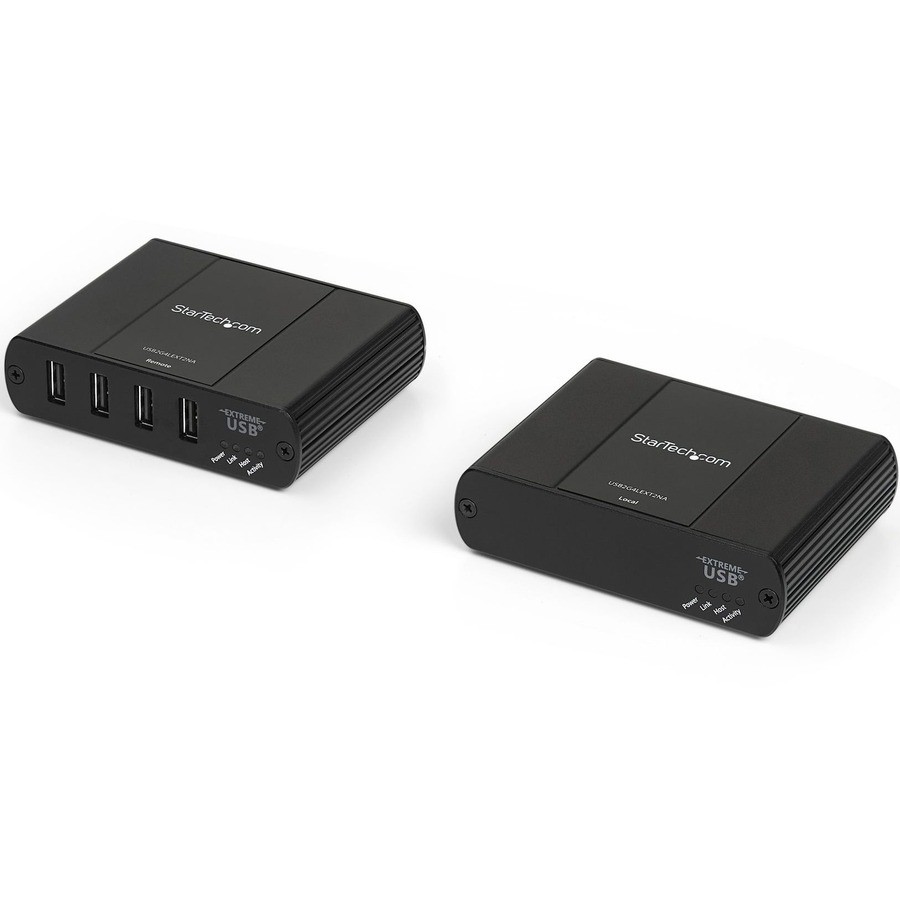 StarTech 4 Port USB 2.0 Ethernet Extender USB2G4LEXT2NA