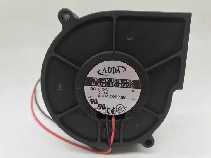 1PCS Genuine ADDA AD7524MB 7530 24V 0.14A 7CM Centrifugal Turbine Blower Fan