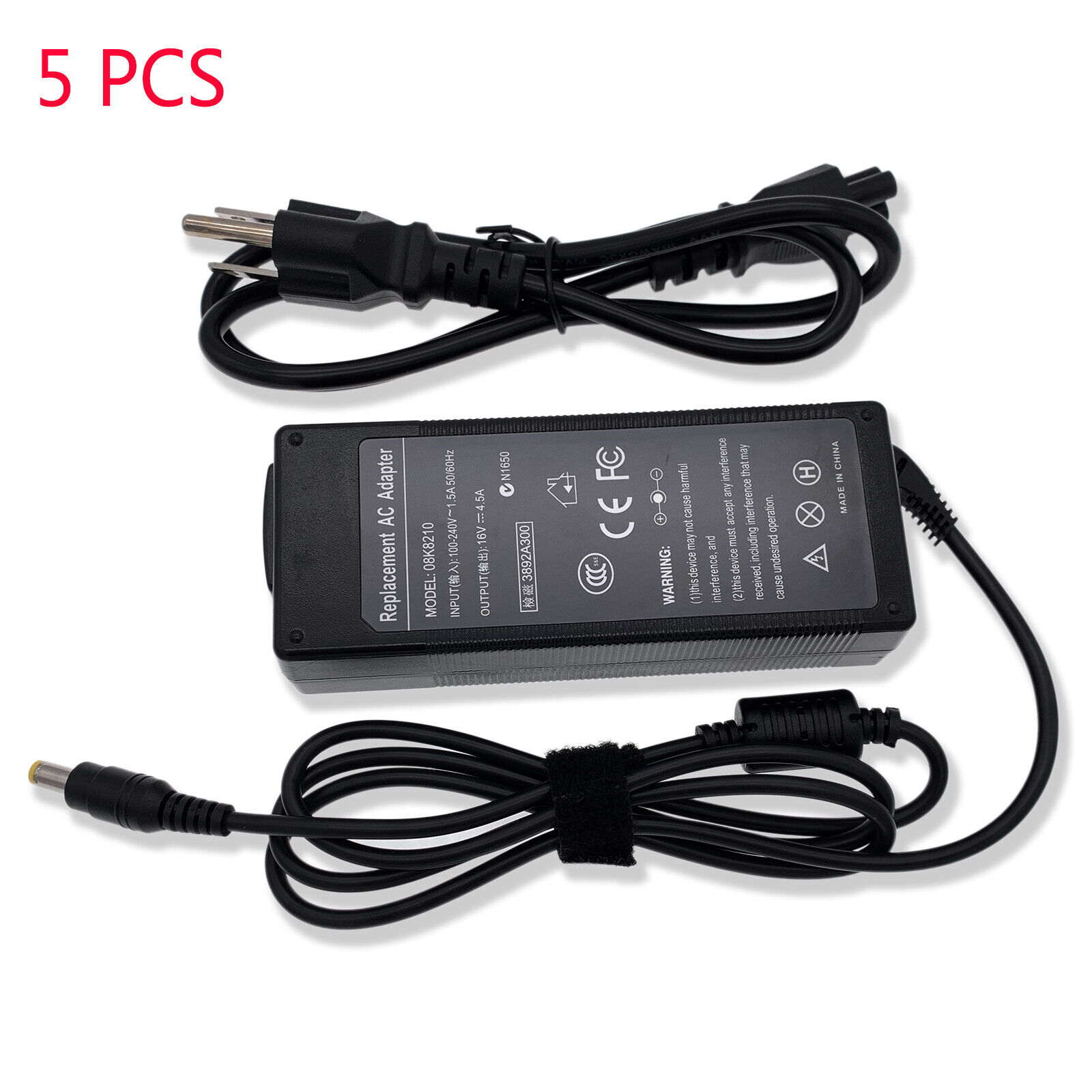 5Pcs AC Adapter For Panasonic ToughBook CF18 CF19 CF29 Charger Power Supply Cord