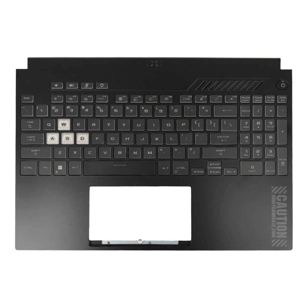 Palmrest Keyboard RGB Backlit For Asus TUF Gaming A15 FA507 FA507R FX507 2022 US