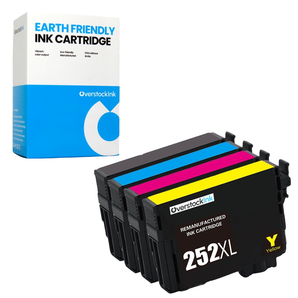 4PK Compatible OSI 252XL Ink Cartridges for Epson Workforce WF-7620 WF-7720DTWF