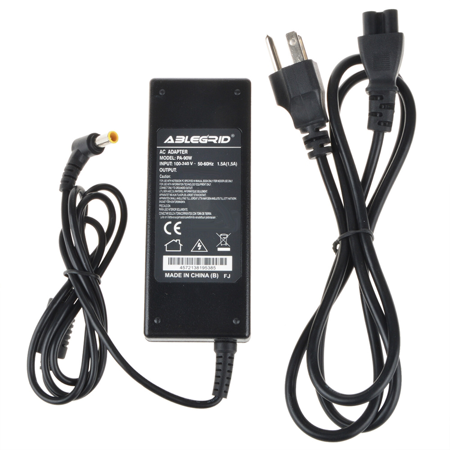 AC Adapter Charger For Samsung S34C502GAN LS34C502GANXZA LED Monitor Power Cord