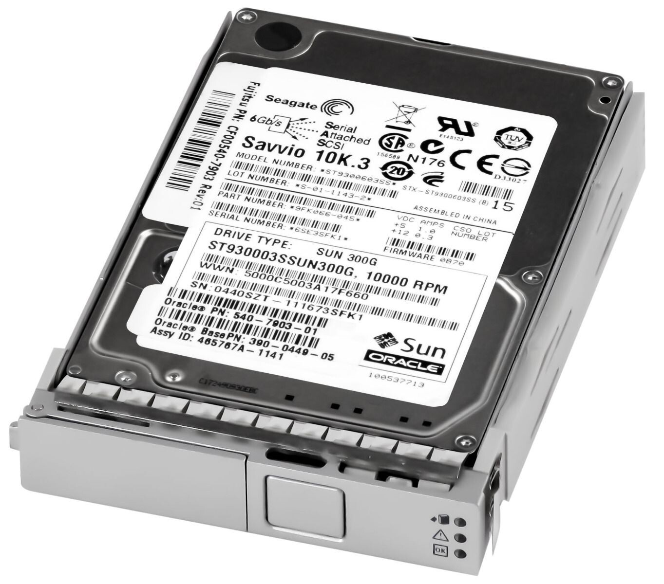 Compatible SUN 390-0449-05 ST930003SSUN300G 300GB 10K SFF 2.5" SAS HDD