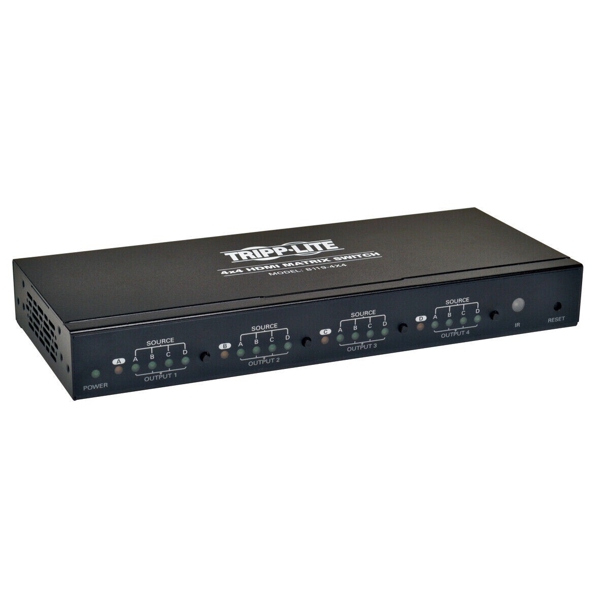 New Tripp-Lit-New-B119-4X4 _ 4x4 HDMI Matrix Switch for Video and Audio -
