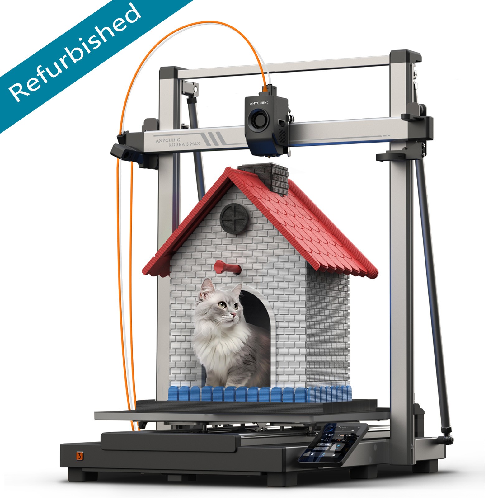 ✅🛠Refurbished ANYCUBIC Kobra 3 Max 3D Printer Large FDM Printer (NOT ACE Pro)✅