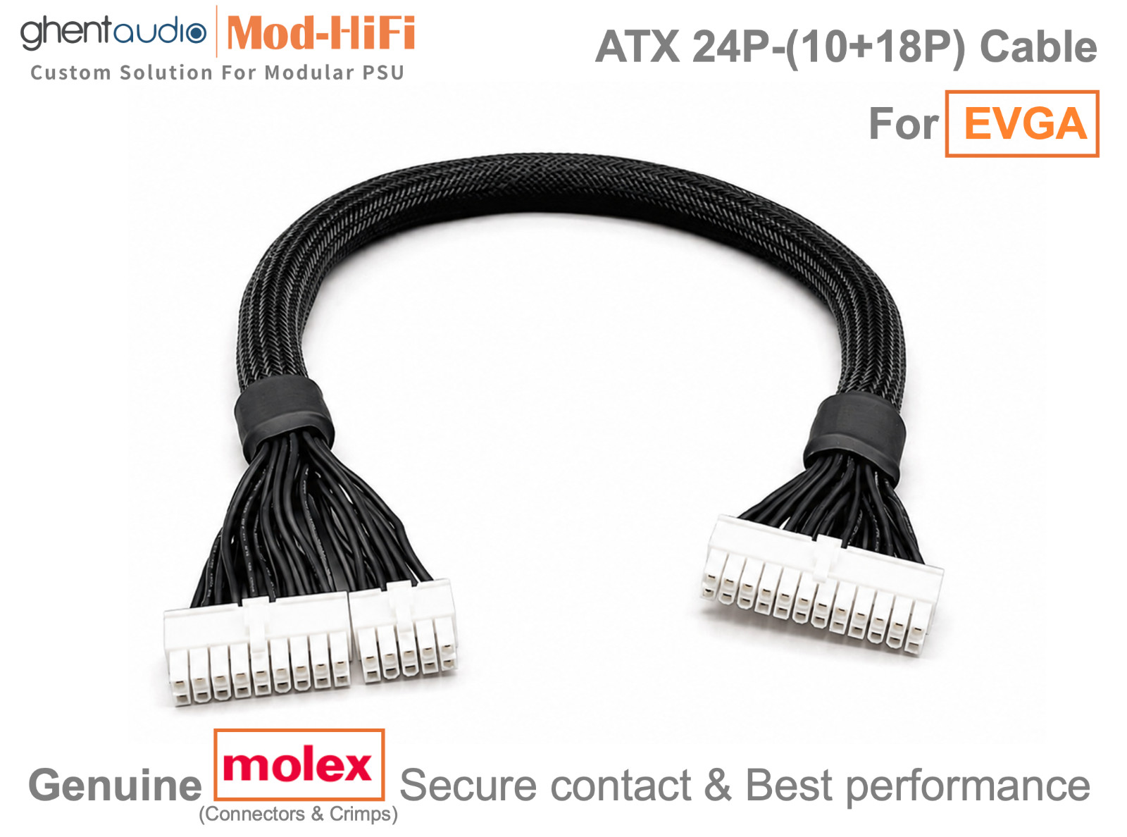 ⚡️ATX 24-Pin Cable for EVGA SuperNOVA GA 850W 750W 650W 550W -📏60cm/24inch