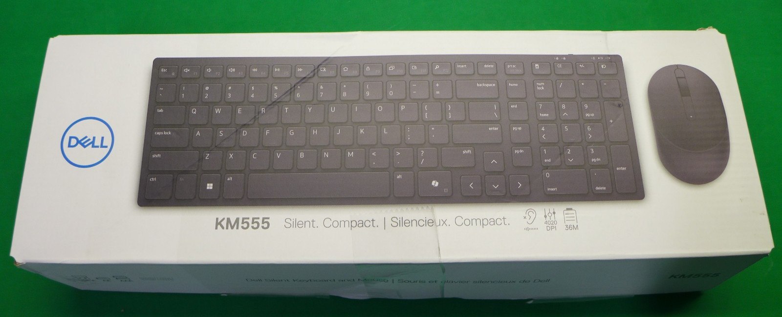 NEW Dell Silent Keyboard & Mouse SPANISH KM555 0G1HX