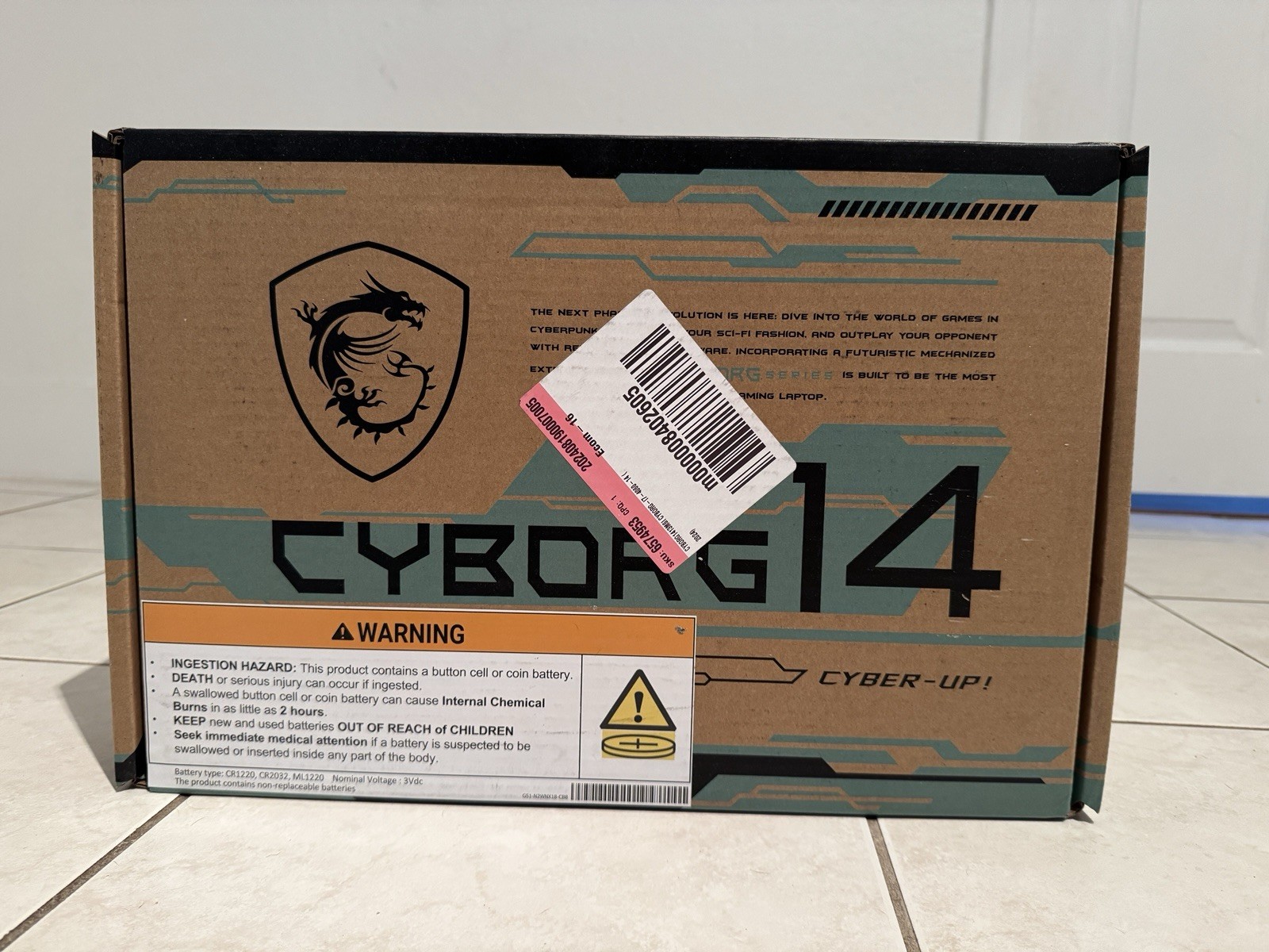 MSI Cyborg 14 A13VF-018US 14" Gaming Laptop i7-13620H 16GB RTX 4060 512GB Win11