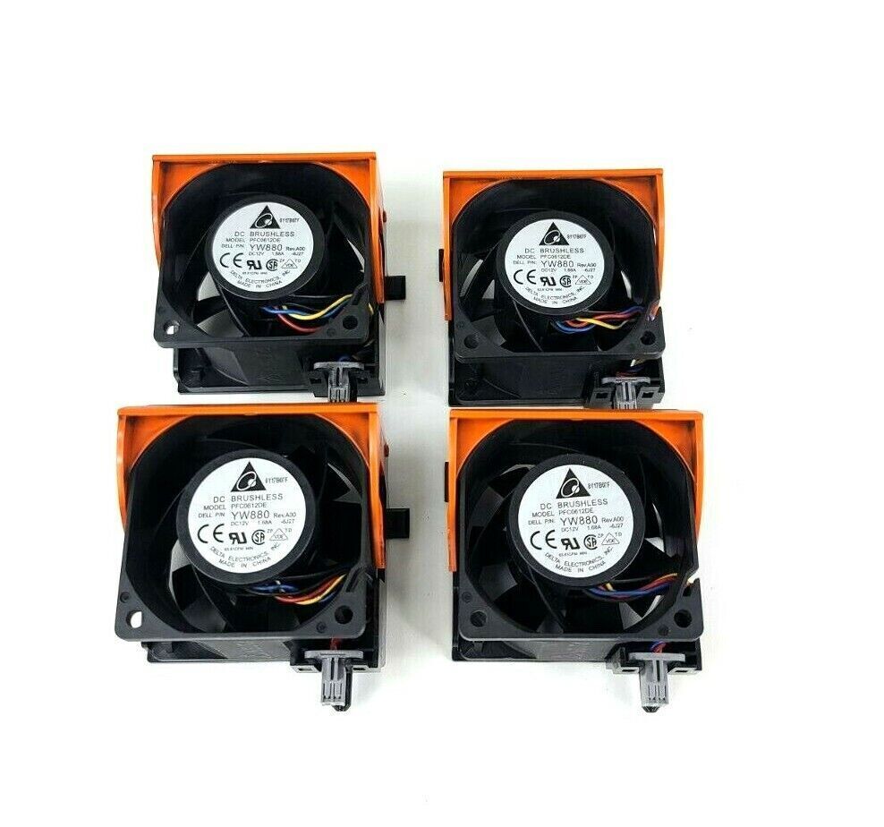 Lot of 4 Dell 2950 Cooling Fan PFC0612DE  Awesome Deal