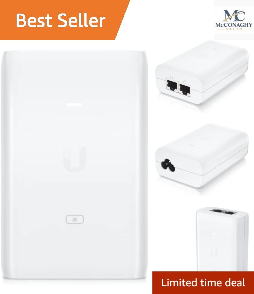 Power-Up Your Ubiquiti Devices with 30W PoE+ Injector, Surge Protection Included