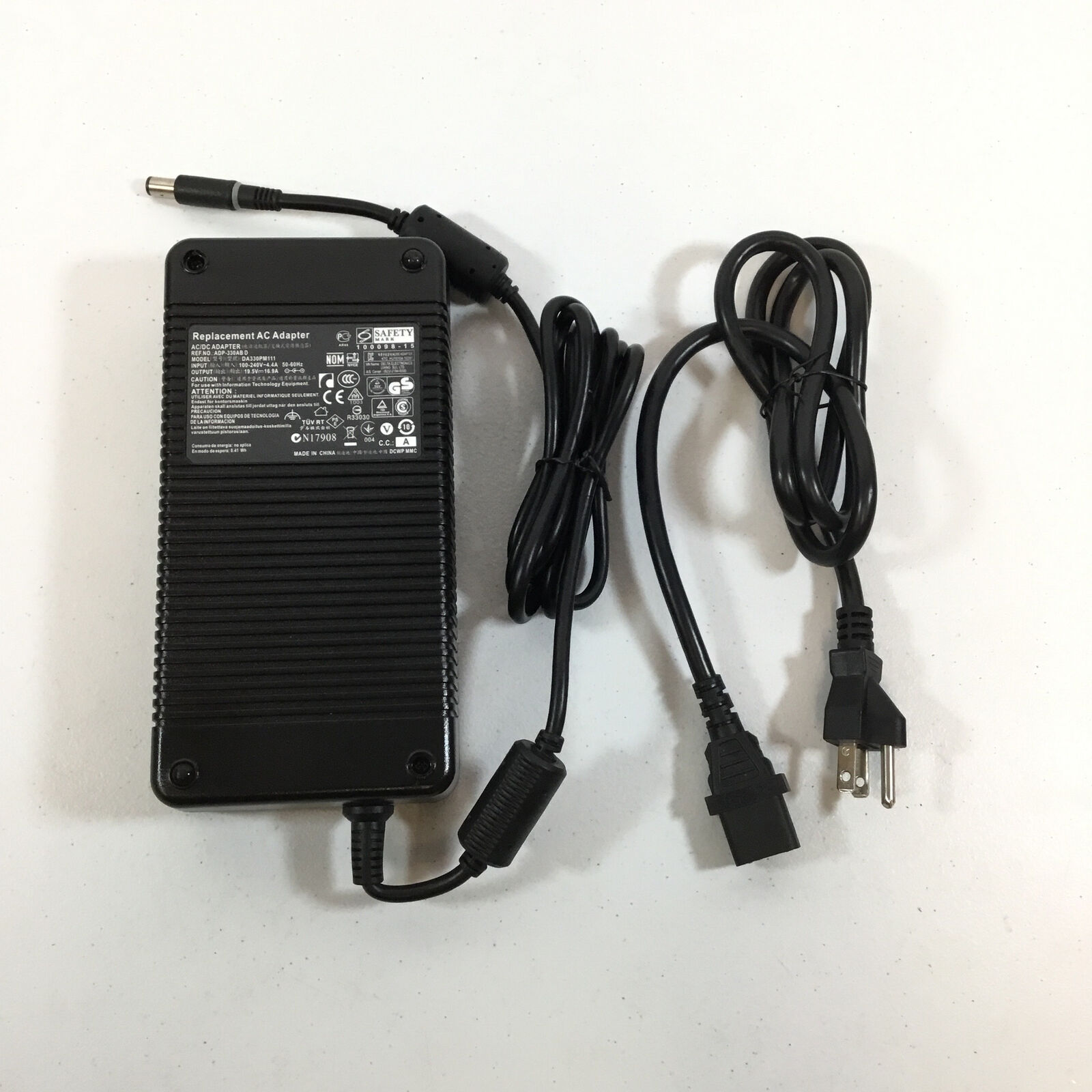 Bingkers DA330PM111 Black New Replacement 330W 19.5V 16.9A Power AC Adapter Used
