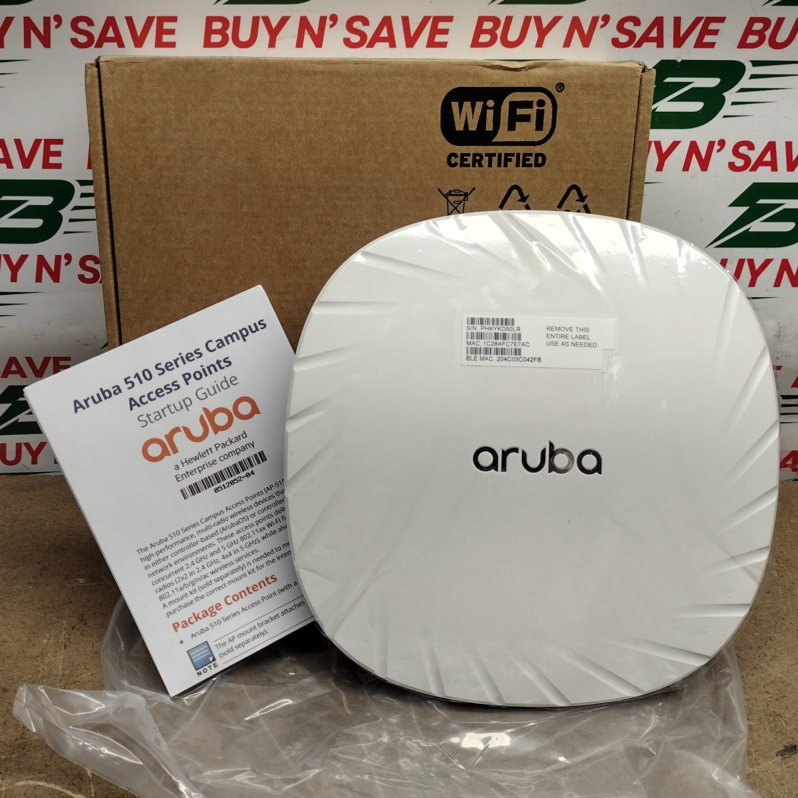 Aruba 510  AP-515-US Wireless Access Point  AP  APIN0515  Q9H63A - Open Box