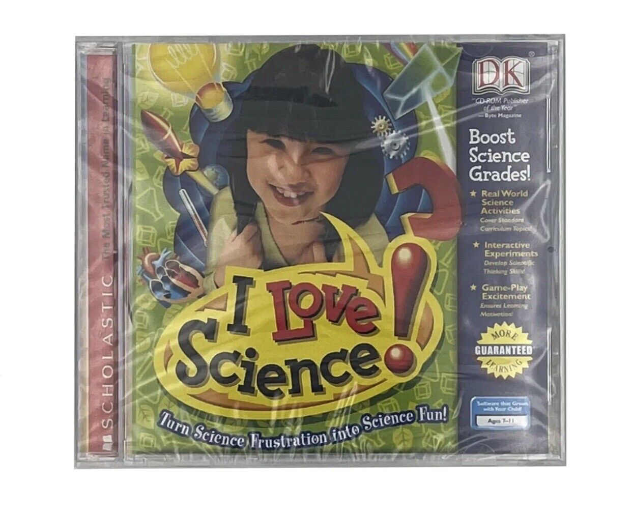 I Love Science By Scholastic Ages 7-11 [Windows/Mac CD-Rom] NEW*FREE SHIP