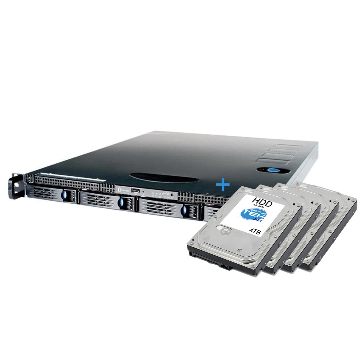 Iomega StorCenter Pro 200rl 4-Bay 2U NAS Server Rackmount 1U w/4x 4TB HDD