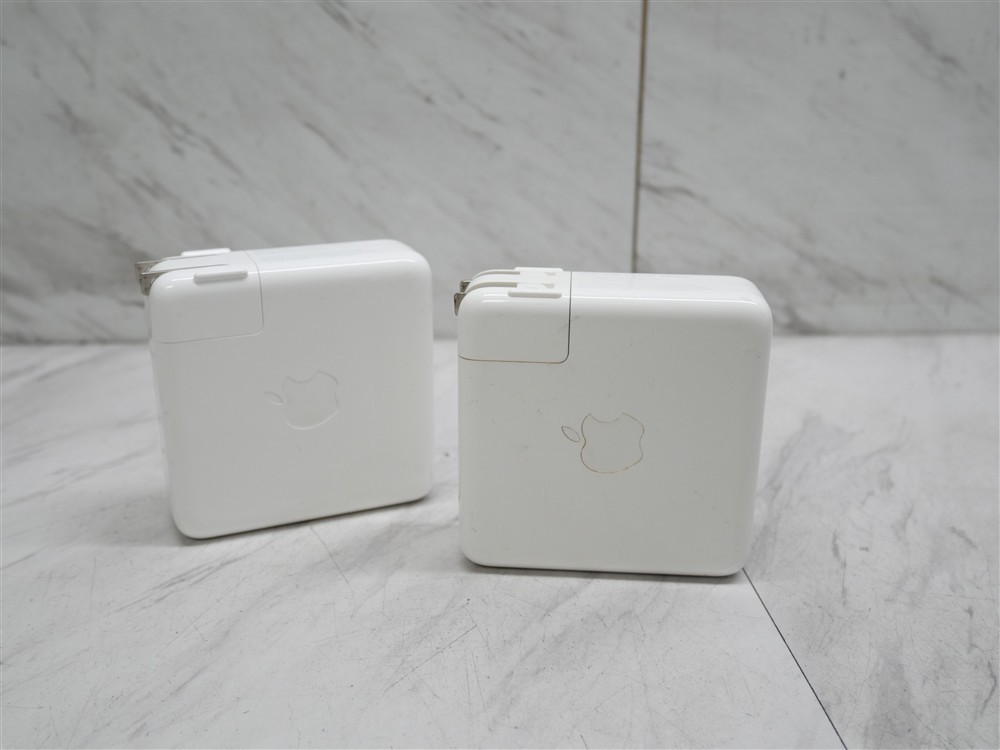 Lot of 2 Genuine Apple A2166 96W USB-C MacBook Pro Power Adapters TESTED