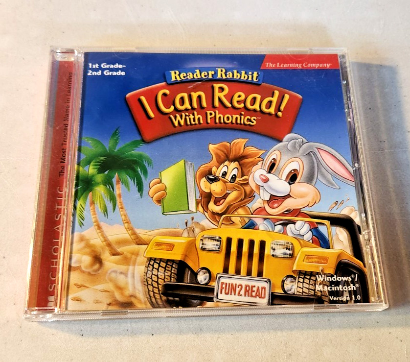 Learning Company Reader Rabbit - I Can Read With Phonics (PC /Mac 2000) 1st-2nd