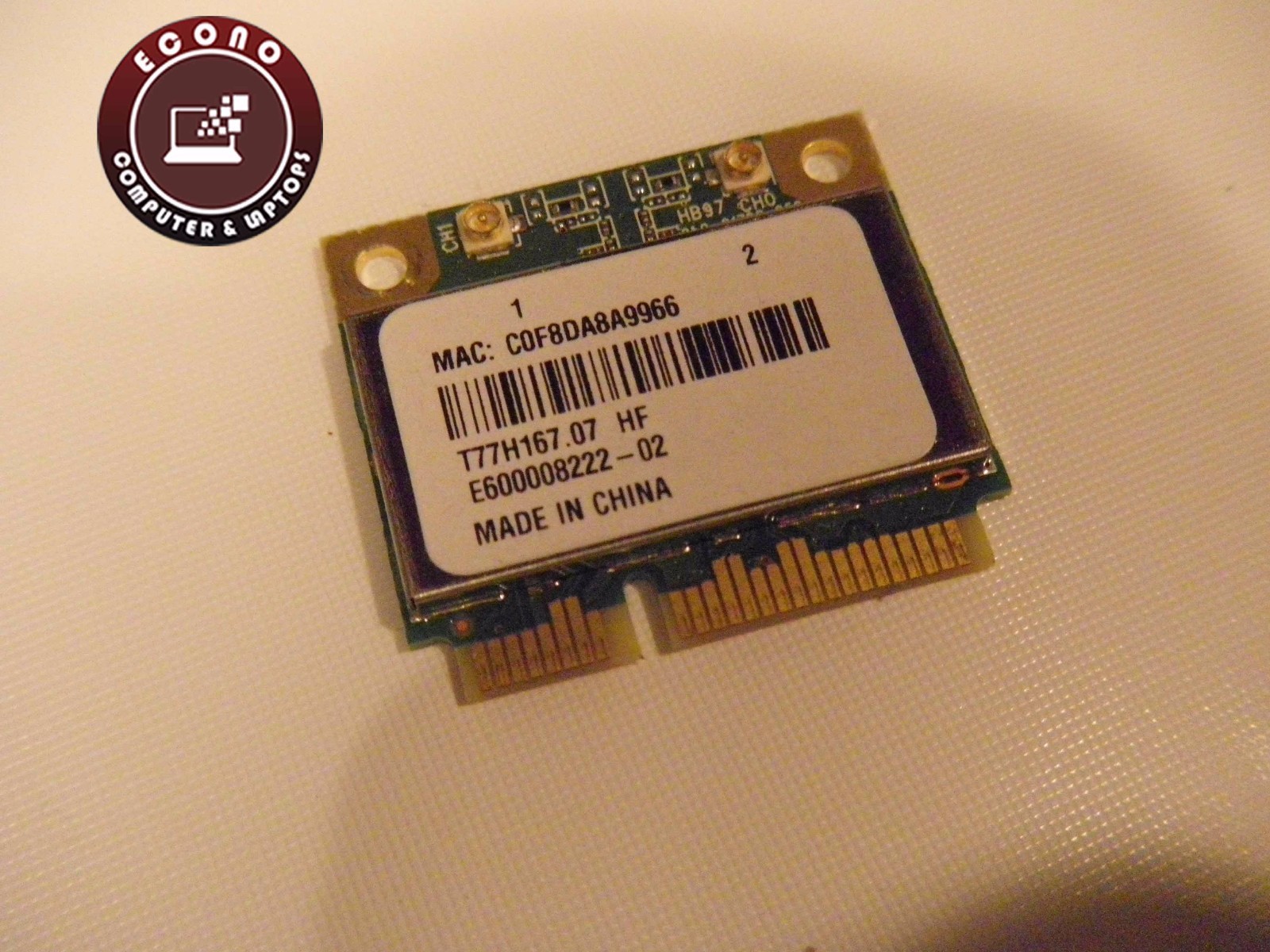 Genuine Gateway NV55C NV57H NV50A NV50A02U NV55C49 Wireless WIFI Card T77H167.07