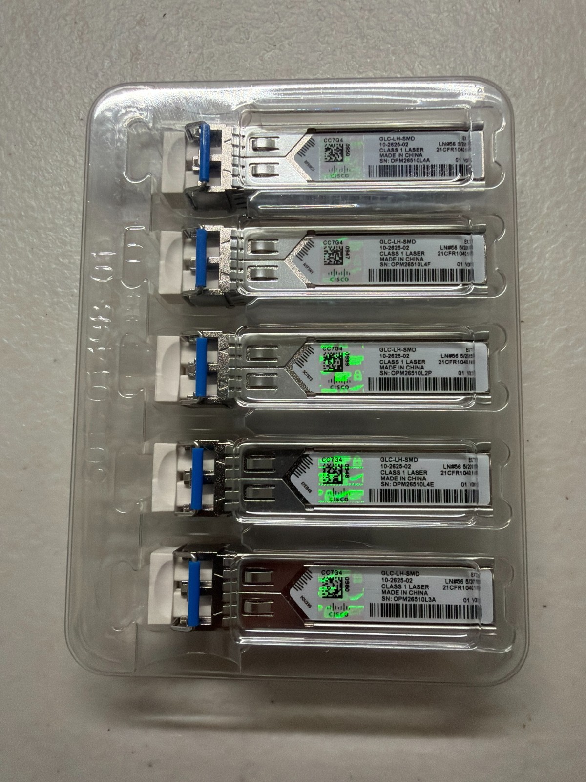 1 Piece Cisco GLC-LH-SMD 1000BASE-LX/LH SFP Transceiver Module With Hologram