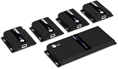 SIIG 1x4 1080p HDMI Splitter HDbitT over IP Extender Kit - 120m (ce-h26v11-s1)