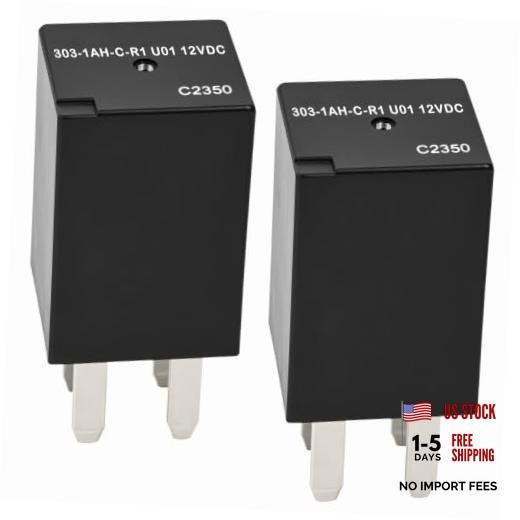 Relay 303-1AH-C-R1-U01 12VDC (), Replace 13500113 19116962 D1777C Set of 2