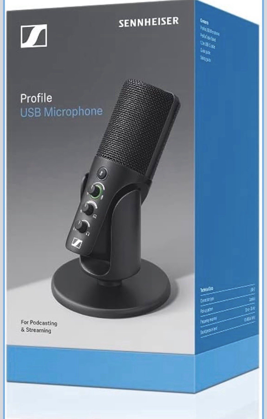 Sennheiser Profile USB Cardioid Condenser Microphone w/ Table Stand (700065)