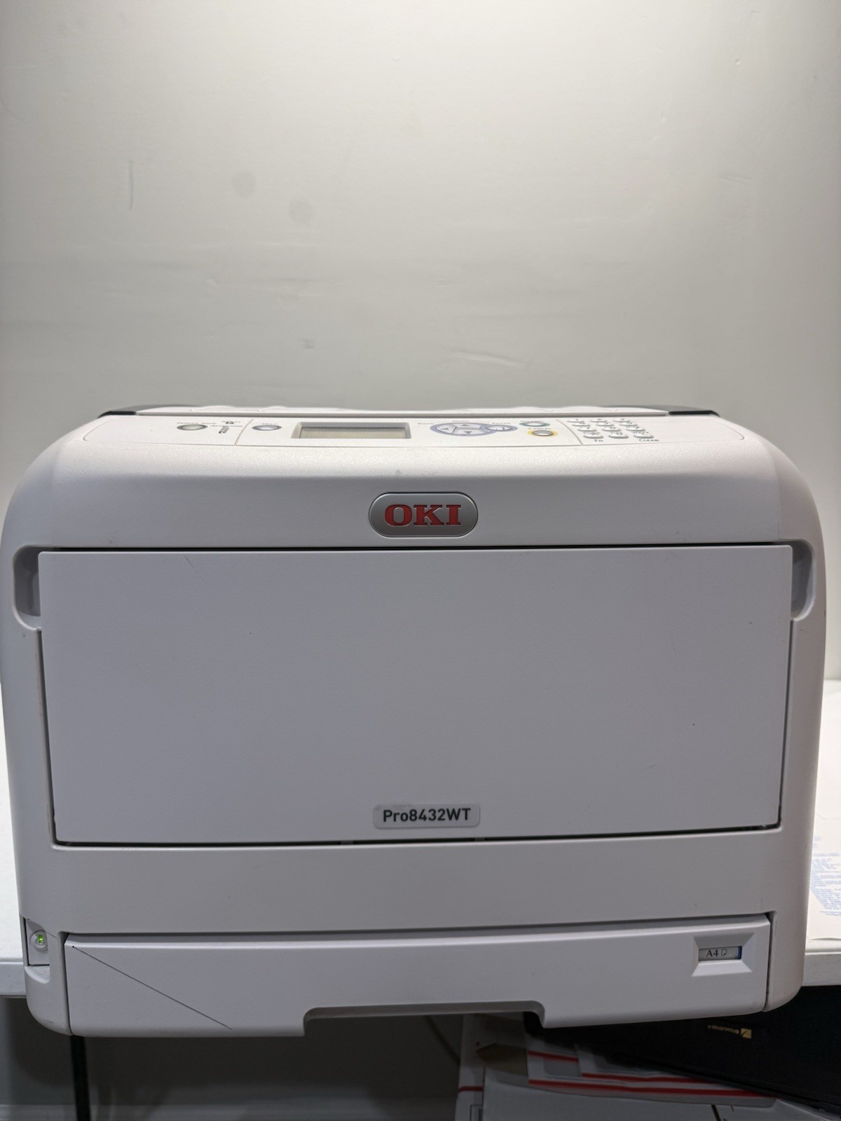 OKI PRO 8432WT Printer Digital Heat FX White Toner LED Printer with Inks & Drum