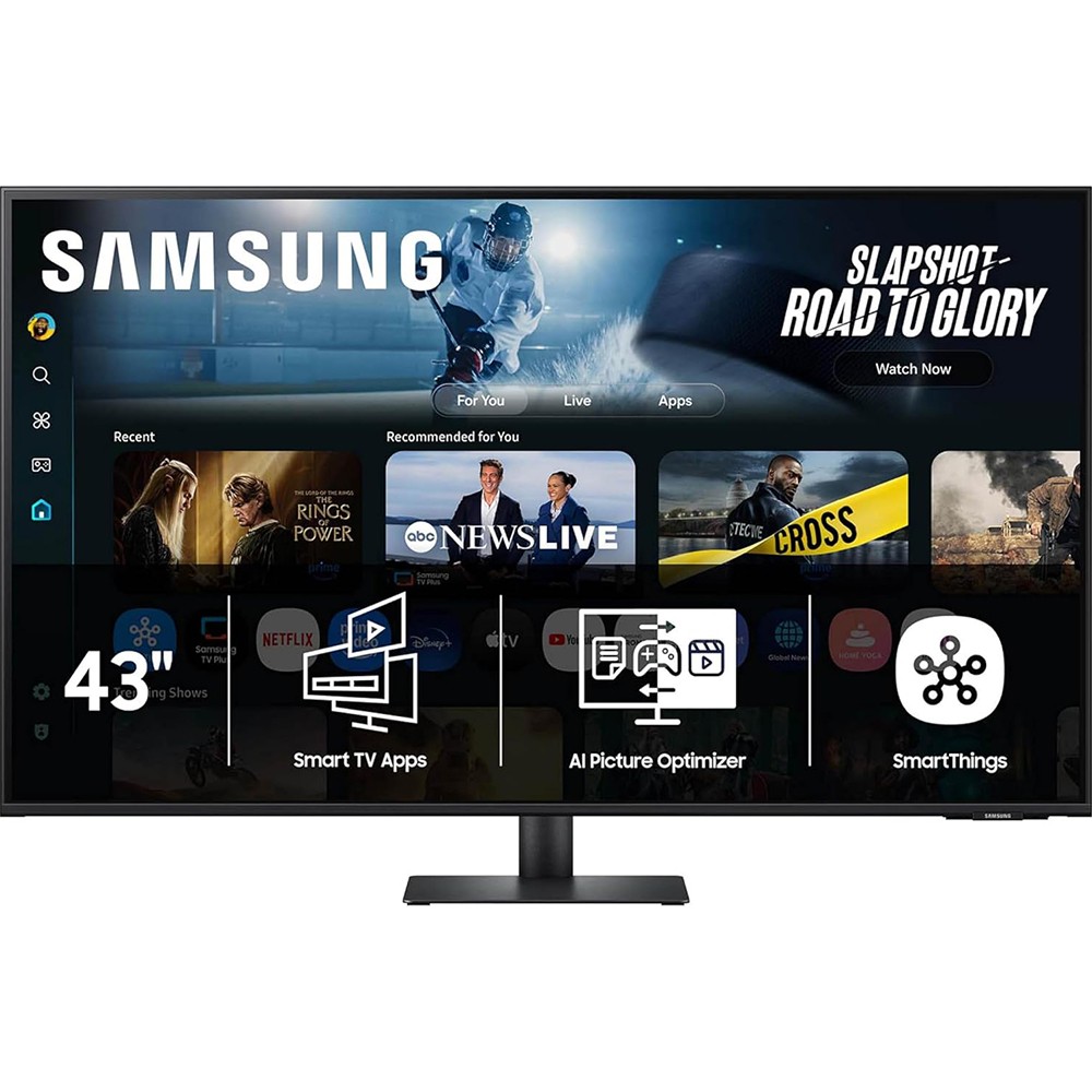 Samsung 43 M7 Smart Monitor UHD with Smart TV Apps; Mobile Connectivity | Open B