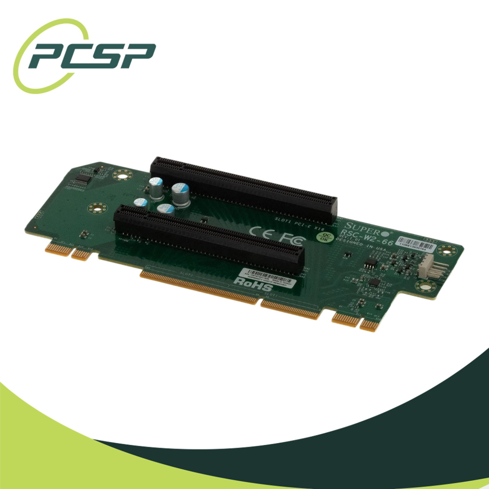 Supermicro RSC-W2-66 WIO 2U Dual PCIe x16 PCI Express Riser Card