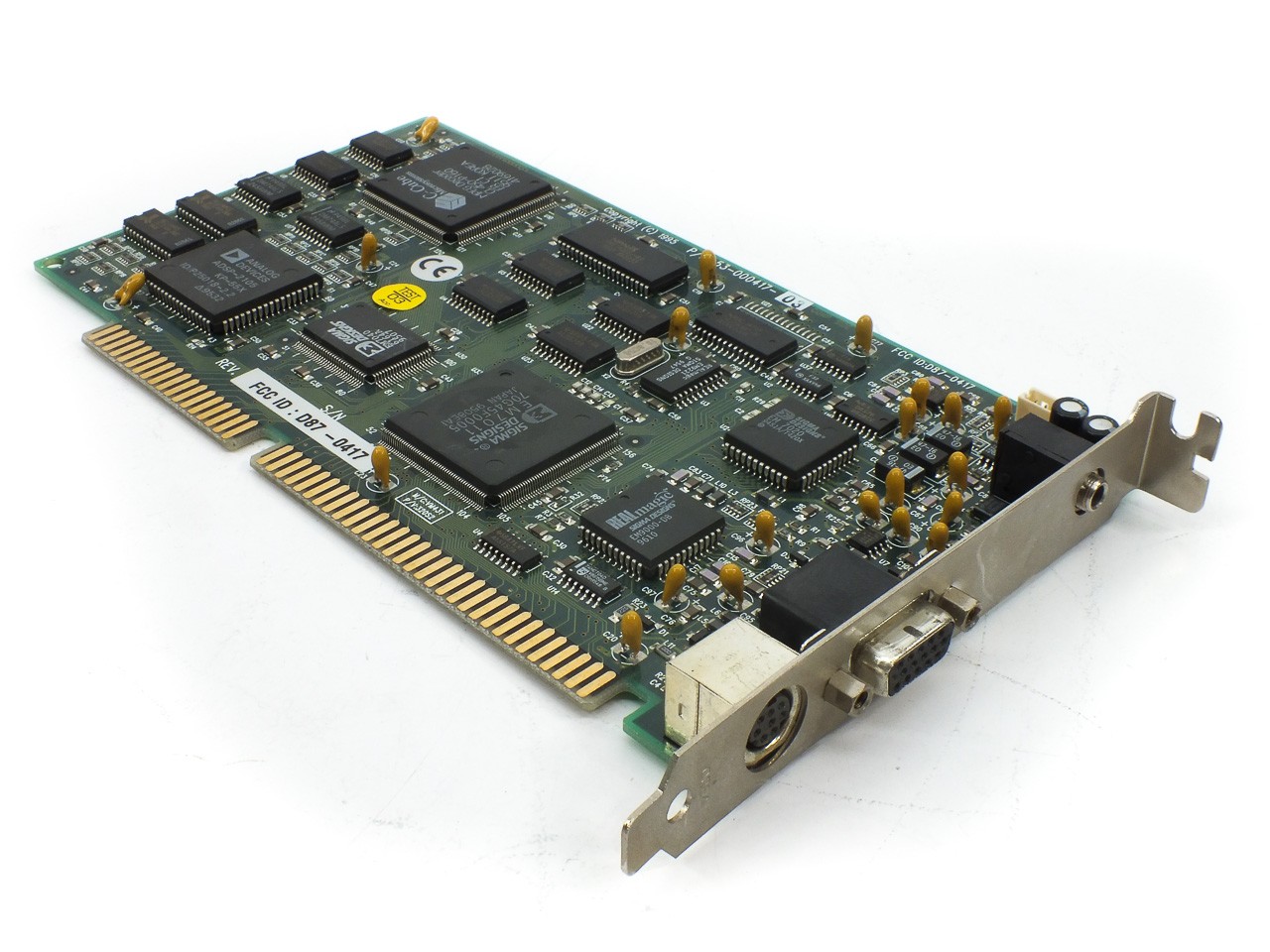 Sigma Designs RealMagic 53-000417 16-Bit ISA MPEG Decoder Card 8-Pin DIN VGA