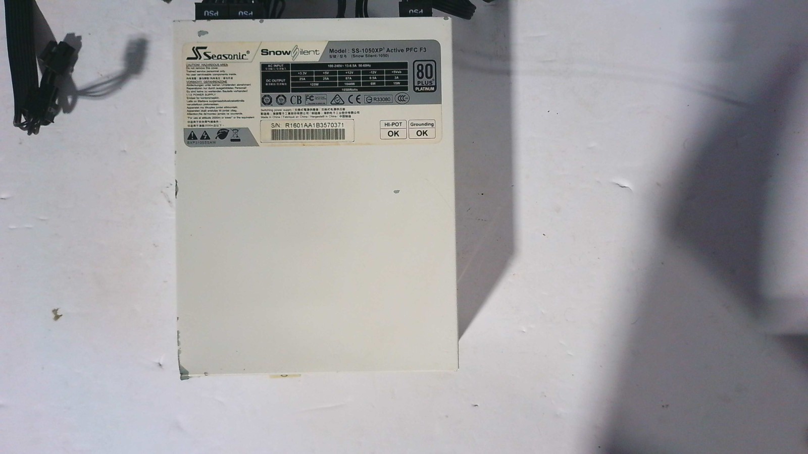 SeaSonic Snow Silent 1050W PSU Power Supply