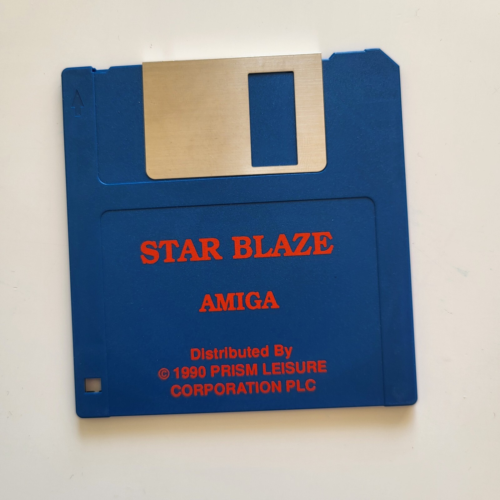 ✅ 1 Floppy Disk STAR BLAZE by PRISM LEISURE 1990 ⭐ Commodore Amiga 500 1000 ⚡️