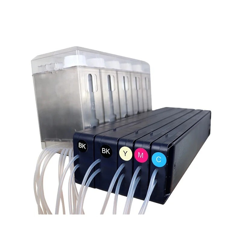 T8581-T8584 5X CISS with Resettable Chip and Resetter for Eps WF-C20590
